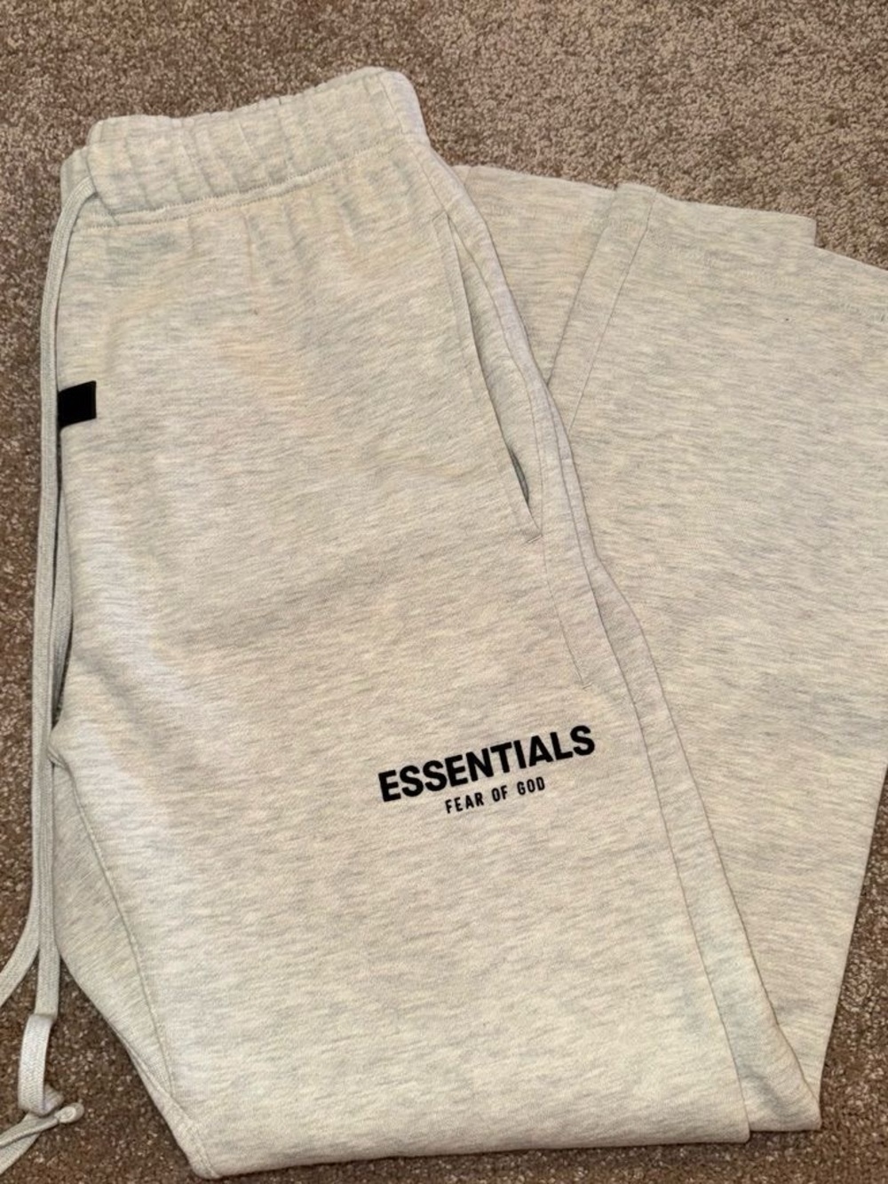 Fear of God ESSENTIALS Light Gray Men's Sweatpants